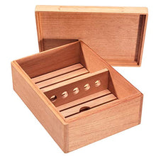 SHAO1 Cigar Humidor, Non Dipinte E Colla-Gratuita di Cedar Alcolica in Massello Portasigari Cigar Humidor