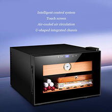 Umidificatori Humidor Cigar Cabinet Temperature Control Legno Di Cedro Mini Cigar Idratante Gabinetto Della Famiglia Piccolo Built-in Cigar Cabinet Dual-core Controllo Della Temperatura For 150 Sigari