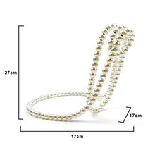 Creativo Golden Pearl Necklace Vino dell'Acciaio Inossidabile Wine Rack piedistallo Morsetto Holder Sospensione Champagne Whisky Piccoli Ornamenti (Color : White)