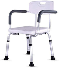 TUHFG Sgabello per Doccia Sgabello da Doccia Sgabello Doccia Sedia da Bagno Seggiolino da Bagno in Alluminio Leggero in Alluminio Antiscivolo Regolabile in Altezza portante Peso 200Kg Sedia da Bagno