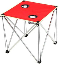 Xicaimen Tavolo Pieghevole Tavolo da Spiaggia Tavolo Mobile/Tavolo da Pesca e Sedia/Tavolo da Campeggio e Sedia/Portatile 47 × 47 × 42 cm LITING (Colore: Verde)