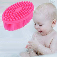zaizai Spazzola sensoriale in Silicone per Bambini Baby Body Massage Spazzola per Doccia in Silicone per Capelli