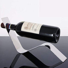 LHQ-HQ Bottiglia di Vino Wine Rack Rack Creativa Semplice Vino Rack Vino dell'Acciaio Inossidabile della cremagliera della Bottiglia di Vino Desktop Rack Decoration