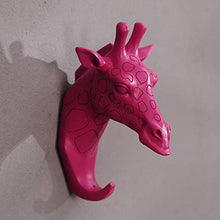 WLLLO Appendiabiti decorativo da parete tridimensionale appeso a parete testa di animale chiave appendiabiti gancio-cervo-bronzo