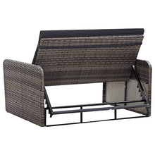 FAMIROSA Set Divani da Giardino 2 pz con Cuscini in Polyrattan Grigio-6080