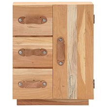 vidaXL Credenza Madia Mobile Armadietto Armadio Mobiletto Alto Portaoggetti Cassa Cassapanca Mobili 60x30x75 cm in Legno Massello di Recupero