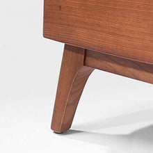 Comodino tavolino Comodino Dressing Table Gabinetto Simple Storage Camera di Legno Solido Cassetti (Color : Brown, Size : 48 * 40 * 51cm)