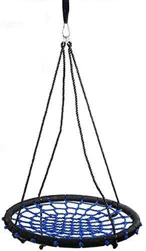 N\A Inizio Rotonda Coperta for Adulti Sport Amaca Bambino ruotabile Corda Regolabile Giocattolo Esterno della Struttura d'Acciaio 23inch Altalena da Giardino (Color : -, Size : -)