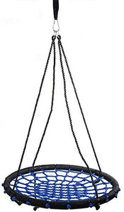 N\A Inizio Rotonda Coperta for Adulti Sport Amaca Bambino ruotabile Corda Regolabile Giocattolo Esterno della Struttura d'Acciaio 23inch Altalena da Giardino (Color : -, Size : -)