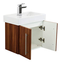 Mobile bagno con lavabo Geberit Icon XS 53cm a sinistra noce