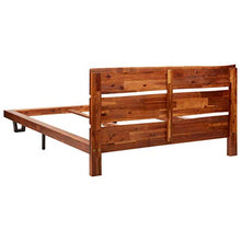 SKM Giroletto con Bordi Vivi in Legno Massello di Acacia 120 cm