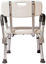 NYDZDM - Sgabello da bagno per doccia, altezza regolabile, con braccioli, in alluminio leggero, con altoparlante incinta usurato, 200 kg