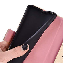 Robinsoni Custodia Compatibile con Samsung Galaxy A10 Case Portafoglio Cover Libro Case Dumbo Stampato Pelle PU Antiurto Case Wallet Taccuino Cover Libretto Cartone Animato Case Folio Flip Cover Rosa