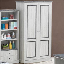 Leonie, armadio a 2 ante, colore: rovere grigio
