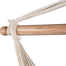 Guoyajf Maglia Amaca Sedia Swing,Sedia a Dondolo reticolato Sedia a Dondolo Sedia sospesa per Qualsiasi Spazio al Coperto o all'aperto,capacità di Peso 300 libbre, Bianco