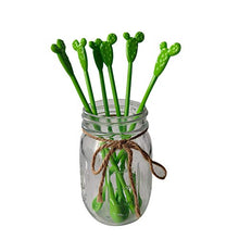 PRETYZOOM 36Pcs Drink Stick Fichi D'india Fenicotteri Cactus Design Agitazione Asta Forniture per Feste Hawaiane per caffè Succo di Latte (Verde Erba 12 Verde Scuro 12 Rosa 6 E ROSEO 6)