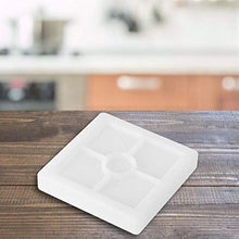 Rockyin Tazza di tè del Silicone sottobicchiere Muffa DIY Flessibile Bowl Mat Photo Frame Mould (Piazza)