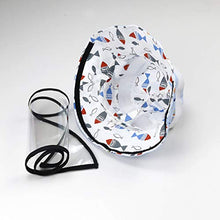 EXCEART Visiera di Sicurezza per Visiera per Bambini Visiera Protettiva Cappello a Pieno Facciale Cappello a Secchiello Esterno Anti-Spruzzo Anti-UV (Circonferenza 52Cm)