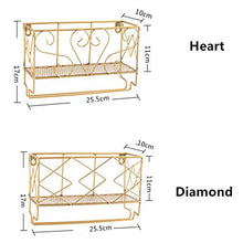 Scaffale da appendere alla parete per vino, in ferro, a doppio strato, per riporre vino, decorazione per la casa,