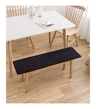 Cuscino per panchina, Cuscino per panchina da Giardino, Cuscino per Panca da Giardino Patio Rettangolari Cuscino per Panche Semplice Non-Slip Cuscino-Grigio Scuro 100×35cm(39×14in)