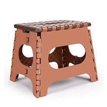 Sgabello da Bagno Super Forte Antiscivolo Lo Sgabello a Passo Pieghevole Leggero (Colore : Black)