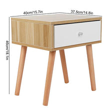 Comodino Durabile Durable Bedroom Mobili da Comodino con Un Cassetto Cabinet Caset Stoccaggio Organizer