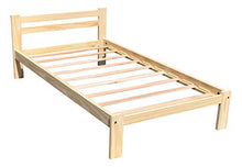 Letto singolo estraibile, in legno di pino massiccio, 90 cm x 190 cm, con doghe di sostegno, struttura singola in legno, adatto per camera da letto e letto estraibile con ruote