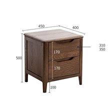 GXT WGZ- Comodino Camera Locker, Camera da Letto Comodino, Soggiorno Locker, Living Room Divano Fianco del Mobile (Color : Walnut Color)