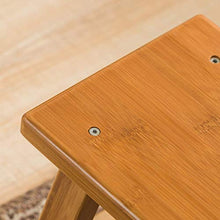 CCLLA Sgabello Sgabello per Doccia Sgabello con Gradino Pedale in Legno massello Sgabello Piccolo per Seduta Comodino Impermeabile Antisettico Panca Alta Sgabello Antiscivolo (Dimensioni: 33x27x35