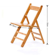 JCXOZ-Sedia Pieghevole Legno Solido Sedia Pieghevole, Piccola Panca Semplice Sedia Sedia da Pranzo Sgabello da Giardino Mobili da Giardino