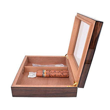 ESGT 1pcs 12-25 Cigar Box Cigar Humidor Case Desktop umidificatore Glasstop Accessori per sigari