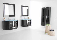 Bagno Italia Arredo Bagno 100 cm lavabo specchio incluso mobile sospeso moderno in 30 colori Mobili l