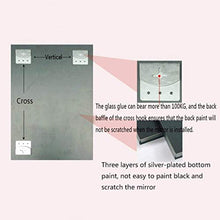 ZGQA-GQA In Stile Europeo, Piazza Bagno Trucco dello Specchio, a Parete Decorativo Specchio da Toilette, Specchio di Bellezza (Dimensioni: 70 * 90cm)