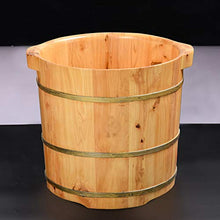 YLL Canna per pediluvio Cedar pediluvio - Piedi ammollo Secchio, Robusto Legno barile for Spa, Massaggi, Sauna (36 cm di Altezza)