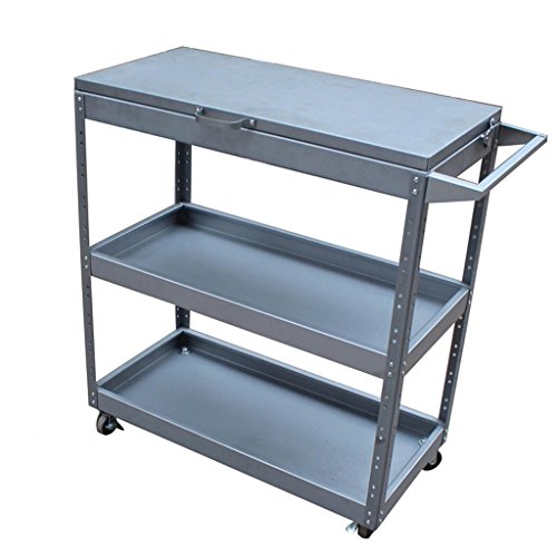 WangQ Carrello Portapacchi - Strumenti di Riparazione Auto Strumenti di Riparazione Auto Carrello Pezzi di Ricambio per Auto Portapacchi per Auto Multi-Funzione 3 Strati carrellino Cucina