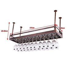 FWZJ Wall Mounted 2-Tier 30 Wine Glass Rack Storage Stand Hanging Iron Wine Stemware Holder Display Shelf, Adjustable Boom Modern Minimalist Design for Wine Lovers