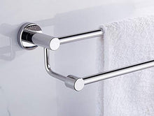 GJJSZ 304 in Acciaio Inox Doppio palo portasciugamani Bagno portasciugamani Bagno Bagno Ciondolo Hardware mensola del Bagno scaffale a Doppio Strato