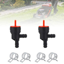 Rockyin 2 Pezzi 90 Gradi Arresto del combustibile valvola a Misura di Briggs & Stratton 698.181 494.539 697.944