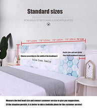 OOFAYWFD Fodera/Copritestiera Letto Copri+Testata+Letto+Matrimoniale/Singolo 120/150/180/200cm Copertura Testiera Letto Elasticizzato in Velluto Protettiva Antipolvere Fodera per Testiera del Letto