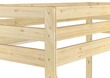 Erst-Holz Letto a Castello 3 piazze per materassi 140x200-90x200anche per Adulti in Pino 60.19-09-14