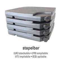 ToCi 4 x Parasol Stand - Set Base per Ombrellone da Giardino in Plastica 50 × 50 × 7.5 cm riempibile con sabbia/acqua e fino a 100 kg