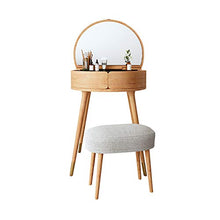 CNRGHS Toilette Semplice per Camera da Letto Domestica - Flip Cover Design Unico Multifunzionale Tavolo da Trucco Creativo da toeletta Contenitore per Cosmetici