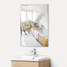 XQAQX Specchio da Trucco Specchio Ingranditore Bathroom Specchio, Parete Bathroom Specchio, Specchio di Trucco, Senza Telaio Moda Bagno Decorazione 30 * 40MM