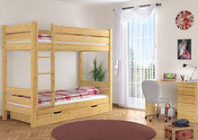 Erst-Holz Letto a Castello in Pino Anche per Adulti 90x200 divisibile e con cassettoni 60.16-09T100S2