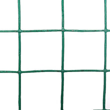 LSXIAO Giardino Recinzione Rotolo di Rete, Verde Rivestito in Vinile Panno Hardware, 6x6cm Apertura Quadrata Flessibile Facile da Tagliare per Gli Stagni, Frutteti, Alberi