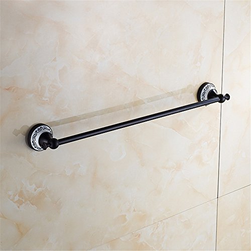 Portasciugamani retrò in rame nero portasciugamani portasciugamani accessori hardware bagno portasciugamani 63CM