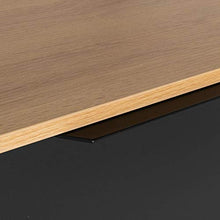 Meubletmoi - Cassettiera con 3 cassetti, in MDF e metallo, colore: Nero e beige, design contemporaneo, Lucien 2924