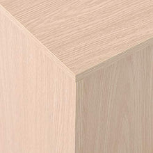 WGYDREAM Comodino Comodino Cassettiera in Legno di Quercia con Gambe in Metallo Armadio Comodino Armadietto Fisso per Backplane per Camera da Letto, Bagno, Soggiorno
