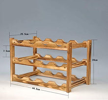 DJSMjbj Legno Solido Vino Rack Decorazione Della Casa Vino In Legno Rack Bottiglia Rack 12 Bamboo Rack Ristorante Display Rack Storage