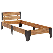 SKM Giroletto in Massello di Acacia Finitura Spazzolata 90x200 cm